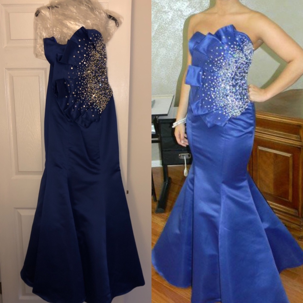 Jovani Royal Blue Prom Dress